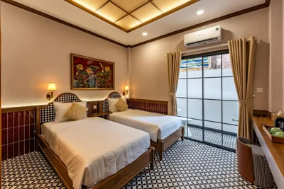 Doppia o twin con balcone — White Lotus - Heritage Hotel